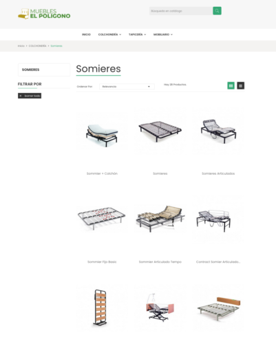 E-commerce Muebles El polígono