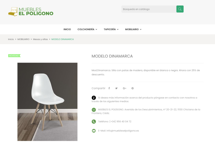 Tienda Online Muebles El polígono