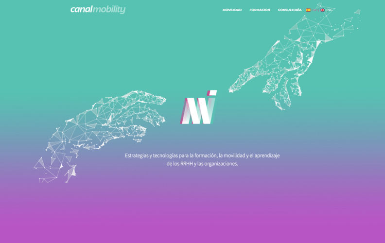 Detalle del diseño web de CANAL MOBILITY