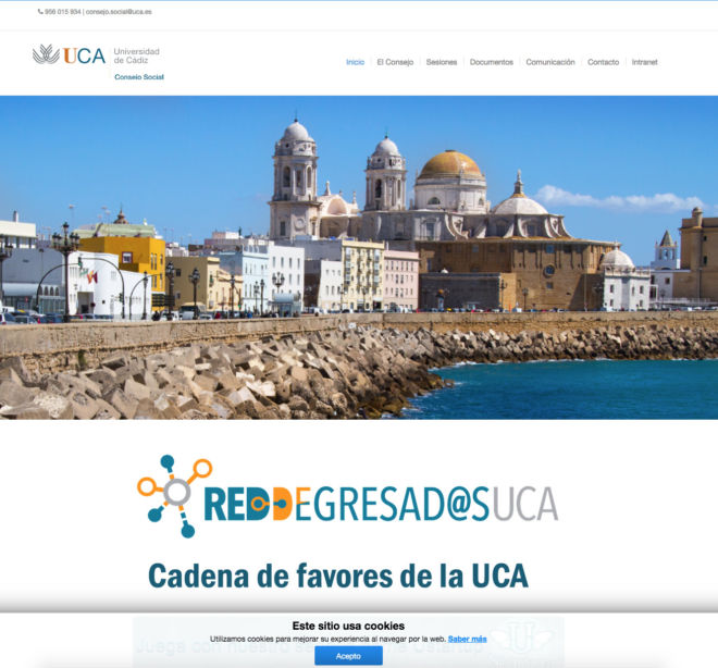 Desarrollo web Consejo Social UCA
