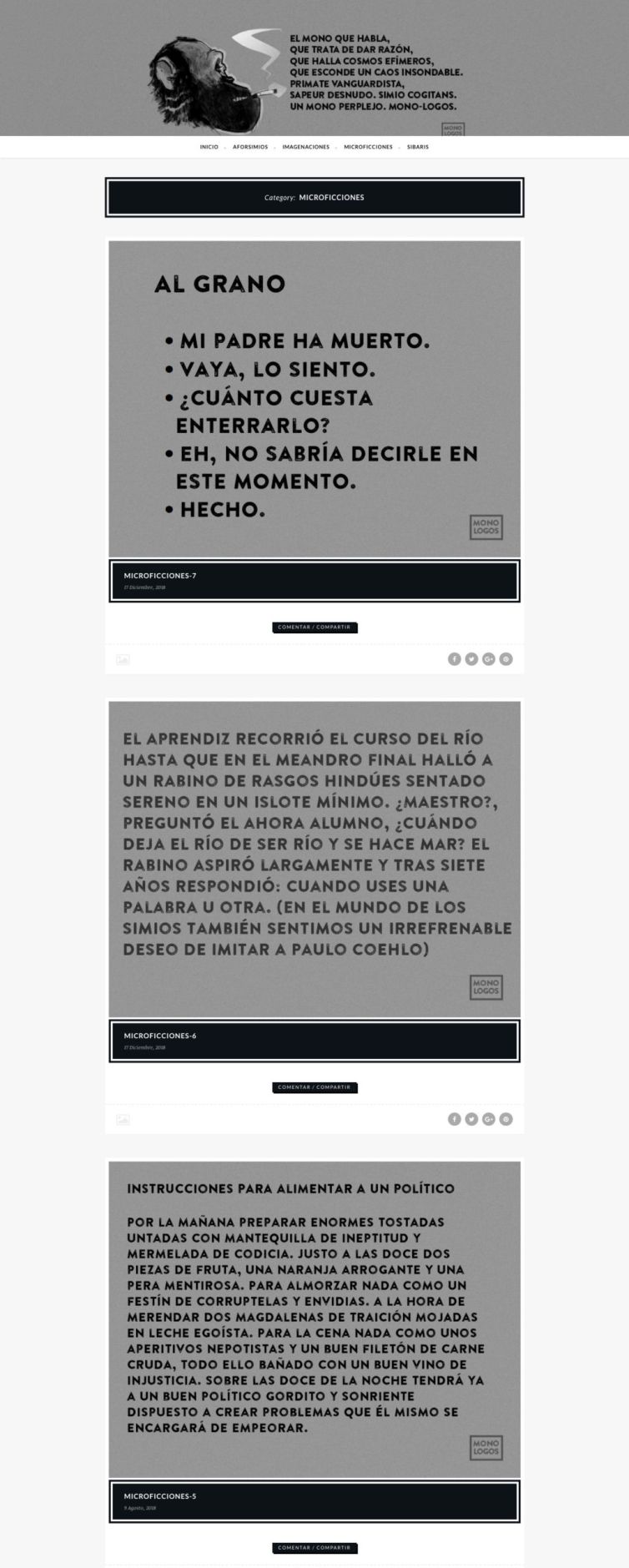 Desarrollo blog wordpress